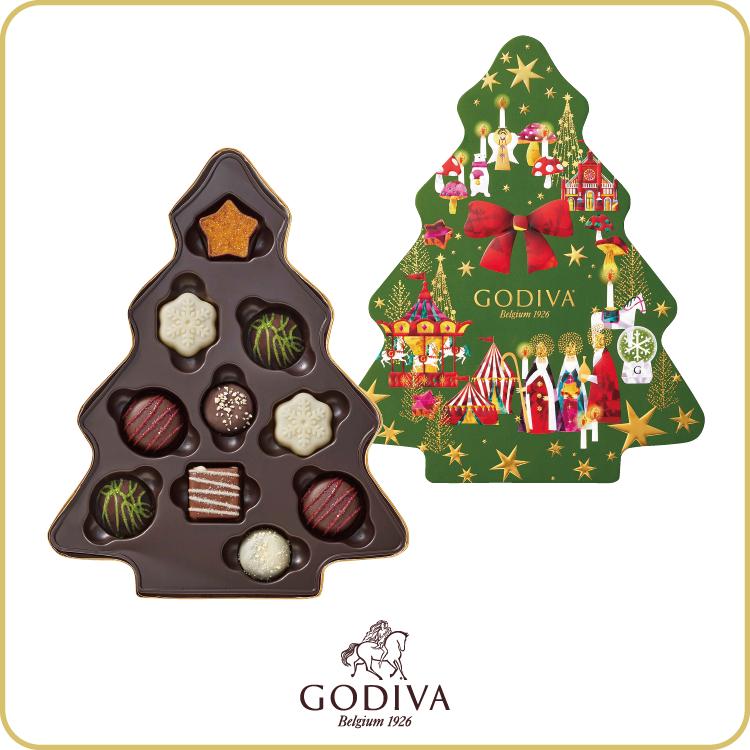 GODIVA／ゴディバ ウィンターワンダーズ ツリー セレクション